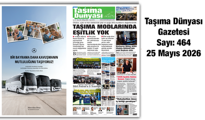 Taşıma Dünyası Gazetesi 25 Mayıs 2026 tarihli 464. sayısını PDF Formatından Okuyabilirsiniz