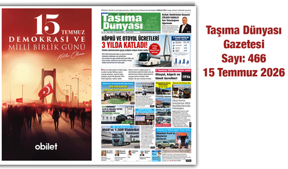 Taşıma Dünyası Gazetesi’nin 466. Sayısını PDF Formatında Okuyabilirsiniz