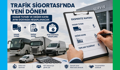 Trafik Sigortasında Yeni Dönem: Hasar ve Değer Kaybı Aynı Dosyada Hesaplanacak
