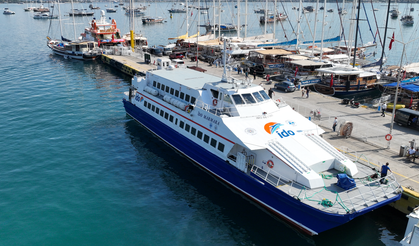 Akçay-Midilli Hattı resmen hizmete girdi