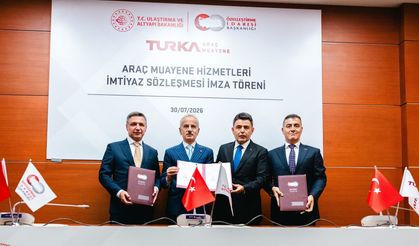 Araç muayene sistemi için imtiyaz sözleşmesi imzalandı