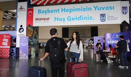 Ankara Büyükşehir Belediyesi üniversite öğrencilerini AŞTİ’de karşılıyor