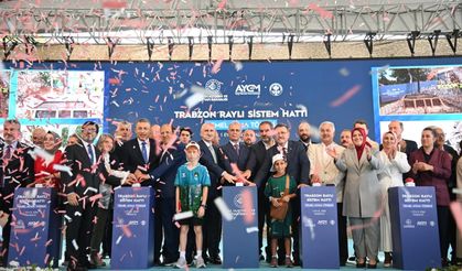 Trabzon raylı sisteminin temeli atıldı