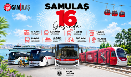 SAMULAŞ A.Ş. 16’ıncı kuruluş yıl dönümünü kutluyor.