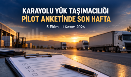 TÜİK’in karayolu yük taşımacılığı anketinde son hafta