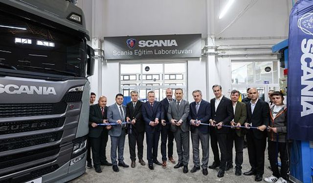 Scania Türkiye’nin ilk laboratuvarı geleceğin teknisyenlerini yetiştirecek