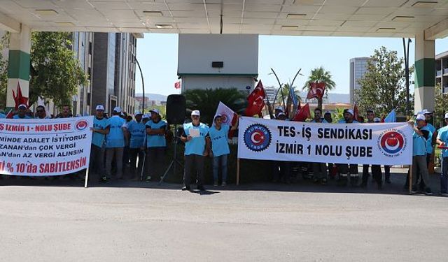 DSİ işçilerinden Servis Protestosu: Servislerimizi geri istiyoruz