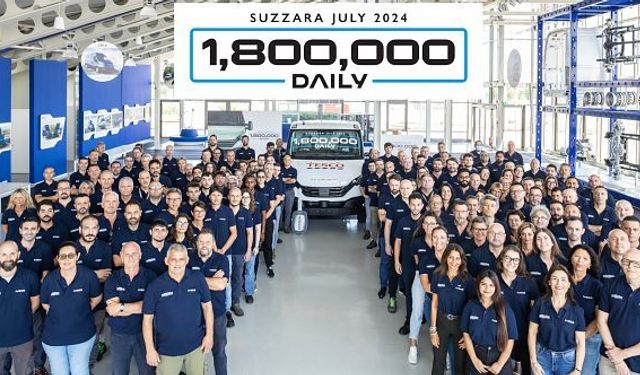 IVECO 1 milyon 800 bininci Daily’nin gururunu yaşıyor