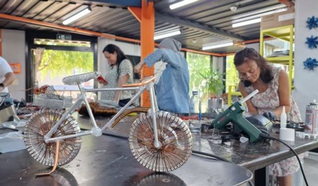 Kadınların hayalleri sanat eserine dönüştü