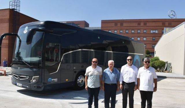 Arıkan Turizm Kurucusu Cemal Arıkan Yeni Tourismo’yu teslim aldı 53 yıllık mesleki deneyimlerini aktardı