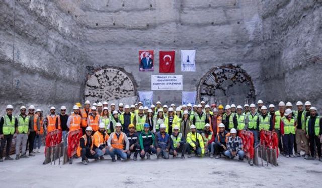 Buca Metrosu’nda tarihi gün