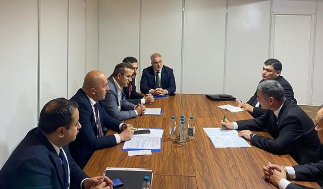 Türkmenistan Ulaştırma ve Haberleşme Ajansı Başkanı UND heyeti ile buluştu