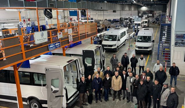 Volkswagen Ticari Araç İSTAB Yönetimini Crafter araçların üretim tesisinde ağırladı