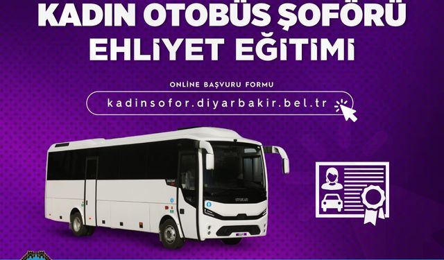 Kadınlara otobüs şoförlüğü eğitimi yeniden başlıyor