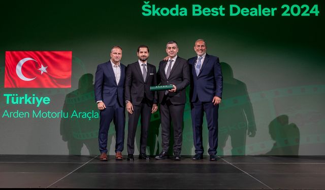 Škoda'nın Türkiye'deki "En İyi Yetkili Satıcısı" Arden Škoda oldu