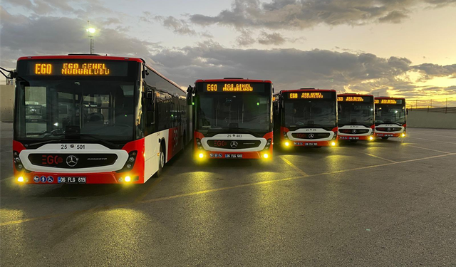 EGO filosuna 5 adet yeni Mercedes-Benz Conecto otobüs ekledi