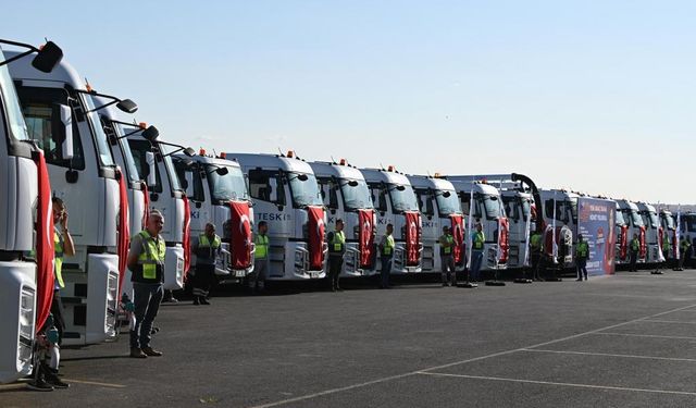 TESKİ filosuna 49 yeni araç kattı