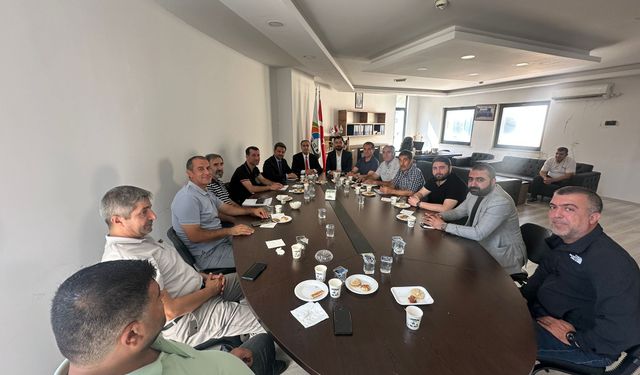 Diyarbakır Otobüsçüler Derneği’ne Ulaşım Bölge Müdürü ve SGK il Müdürü’nden ziyaret