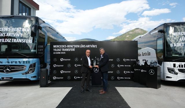 Lüks Artvin Seyahat Filosunu 8 adet Mercedes-Benz otobüs ile genişletti