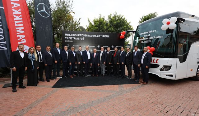 Pamukkale Turizm, filosunu 25 adet Mercedes-Benz Tourismo 16 RHD 2+1 ile güçlendirdi