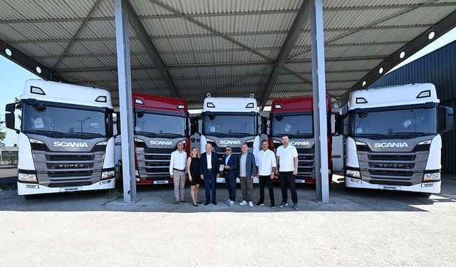 Güler Nakliyat ve Lojistik’e 50 Adet Scania Super çekici teslim edildi