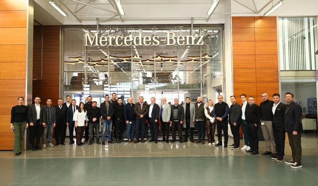 TUİDER’den Mercedes-Benz Türk fabrikasına ziyaret