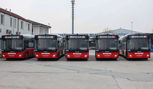 Sakarya’nın metrobüs filosuna 5 Otokar daha katıldı