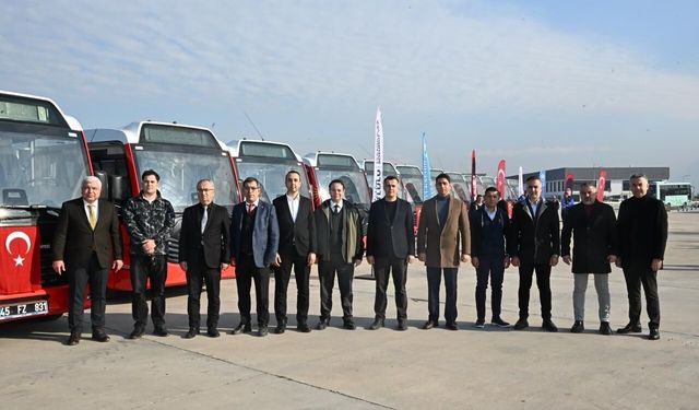 Manisa’da toplu taşımaya 12 yeni araç