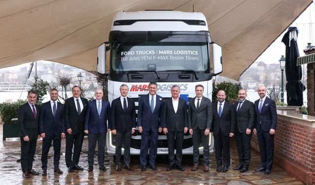 Ford Trucks’tan Mars Logistics’e 158 adet Yeni F-MAX teslimatı