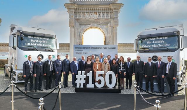 Mars Logistics, filosuna 150 Adet Mercedes-Benz Actros L ProCab kattı