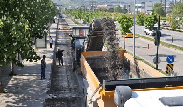 Bursa Şehirlerarası Otobüs Terminali yolu yenileniyor