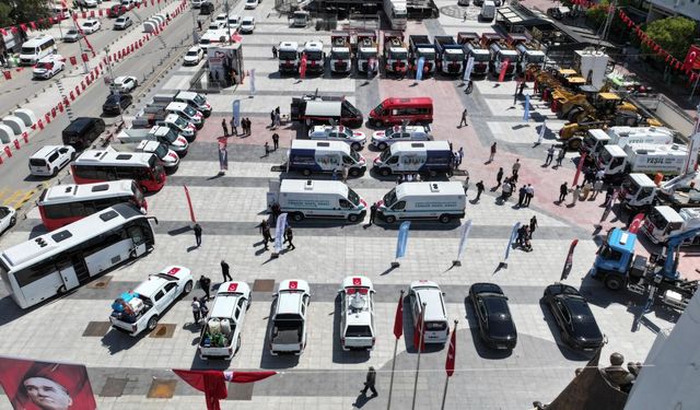2,3 Milyarlık 376 araç ve iş makinesi yatırımı