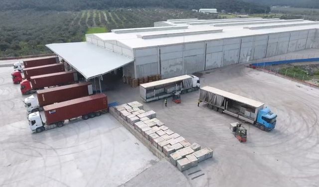 Aliağa 35 milyon dolar yatırımla kurulan antrepoya kavuştu