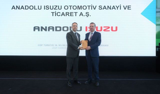 Anadolu Isuzu, “A” Notu ile Ödüle Layık Görüldü