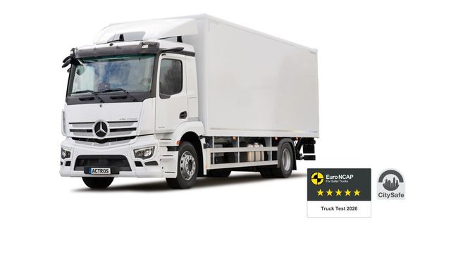 Mercedes-Benz Kamyonlara Euro NCAP’ten 5 Yıldızlı Güvenlik Onayı