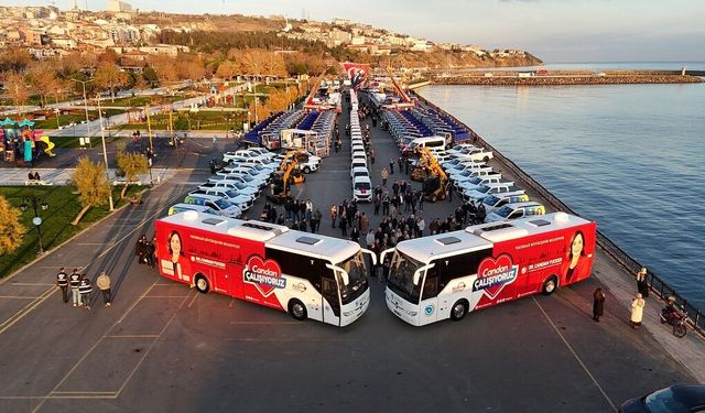 Tekirdağ tarihinin en güçlü araç filosu oluşturuldu
