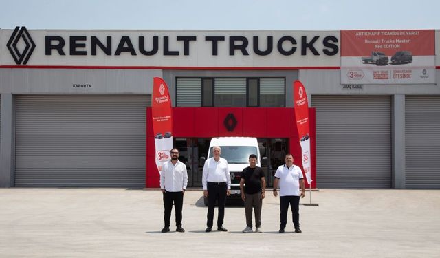 Renault Trucks Türkiye, Master Red EDITION'ın ilk teslimatını gerçekleştirdi