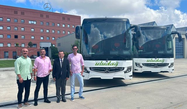 Balıkesir Uludağ 10 adet Mercedes-Benz Tourismo’nun 8 adetini teslim aldı