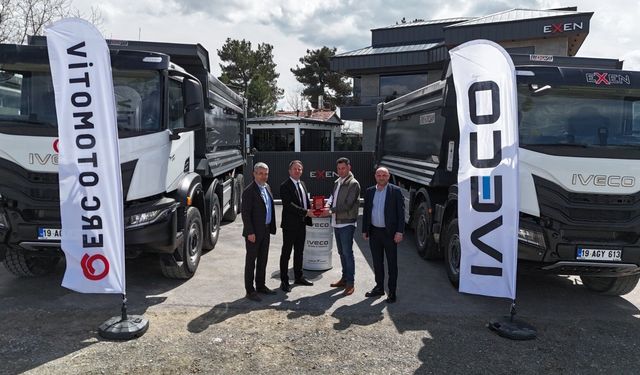 EXEN Grup filosuna 20 adet T-Way 8x4 damperli kamyon kattı