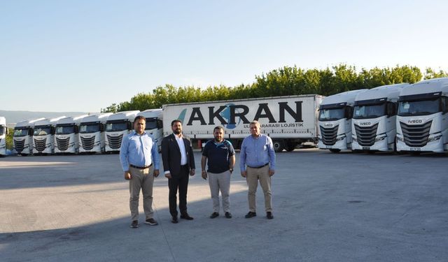Haser Motorlu Taşıtlar'dan Akran Lojistik'e 60 Adet IVECO S-WAY Çekici