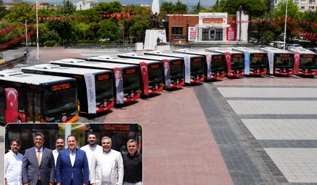 MANULAŞ 14 otobüs aldı, 15 otobüs daha alacak