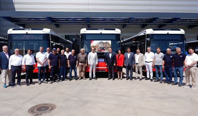 Manisa Büyükşehir Belediyesi filosuna 15 adet HABAŞ otobüs katıyor