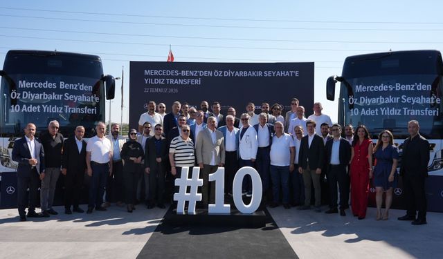 Mercedes-Benz Türk’ten Öz Diyarbakır’ın Filosuna 10 Yeni Travego