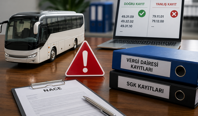 Turizm taşımacılarına NACE kodu uyarısı