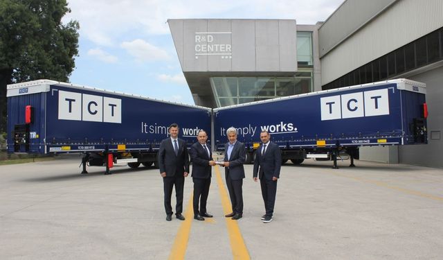 TIRSAN TCT Lojistik’e 110 adet Tenteli Perdeli Multi-Ride teslim etti
