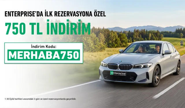 Enterprise Türkiye’den yeni üyelere 750 TL indirim