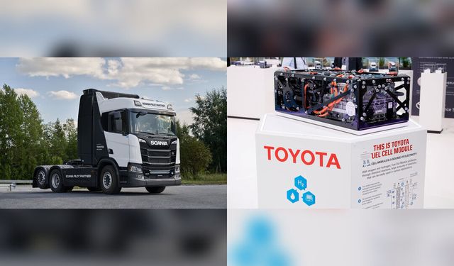 Toyota’nın hidrojen teknolojisi Scania kamyonlarında test edilecek
