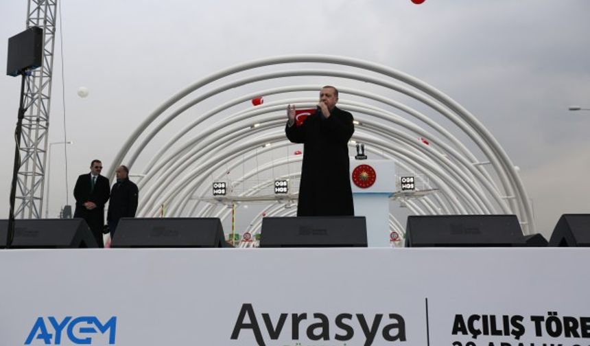 Avrasya Tüneli Açıldı