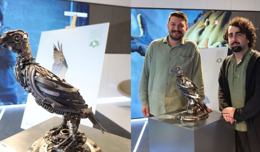 Otomobil Parçaları Heykel Oldu Fotoğraf Galerisi