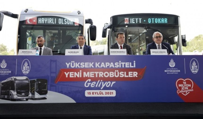 İstanbul 160 Yeni Metrobüse Kavuşuyor